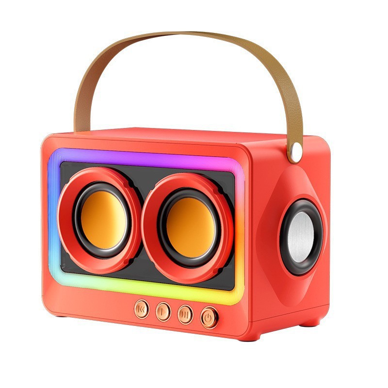 Bluetooth Audio Retro Mini Portable Wireless Card Vehicle-mounted Speakers Desktop Audio