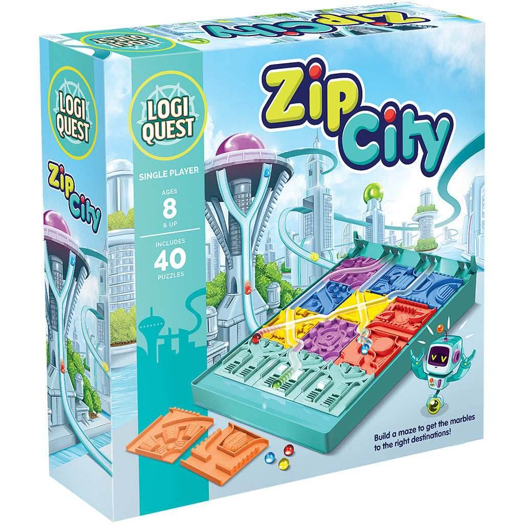 Zip City Logic Puzzle - 