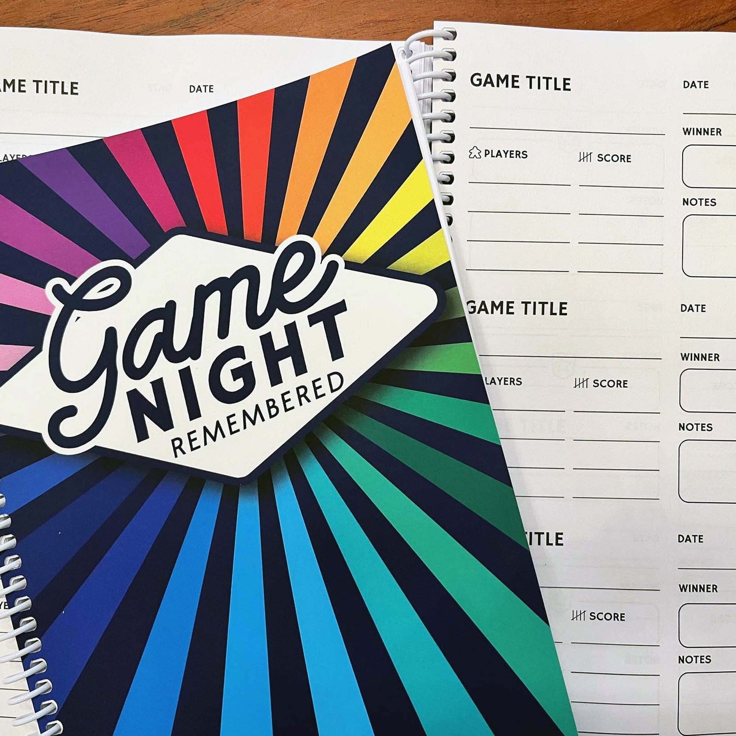 Board Game Journal - Game Night Remembered Record Book