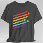Meeple Shirt - Retro Rainbow Board Game Shirt