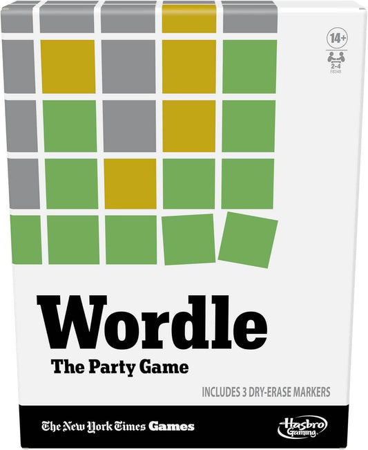 Hasbro Gaming Wordle The Party Game for 2-4 Players, Official Wordle Board Game Inspired by New York Times, Games for Ages 14+, Word Games - 