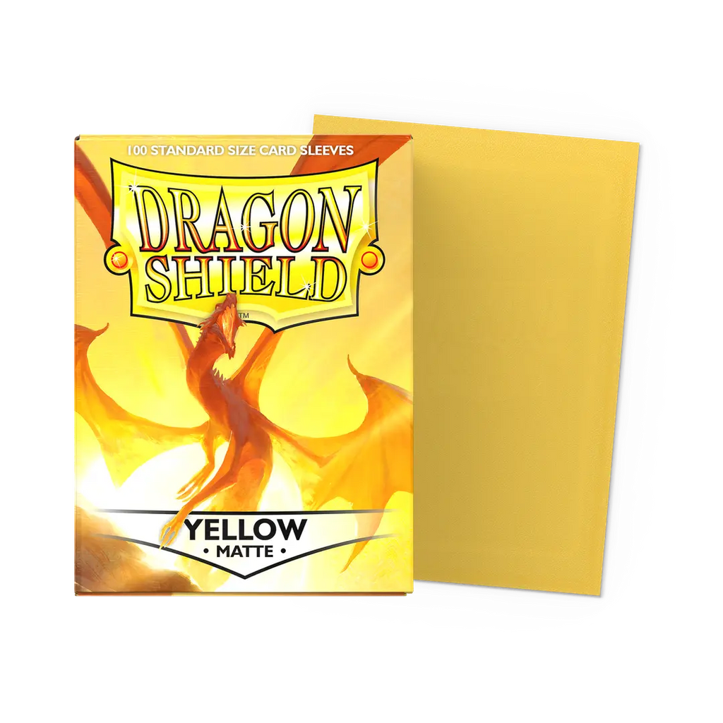 Yellow - Matte Sleeves - Standard Size
