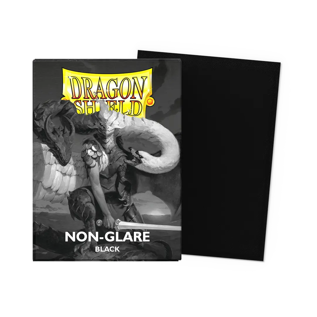 Black - Non-Glare - Matte Sleeves - Standard Size