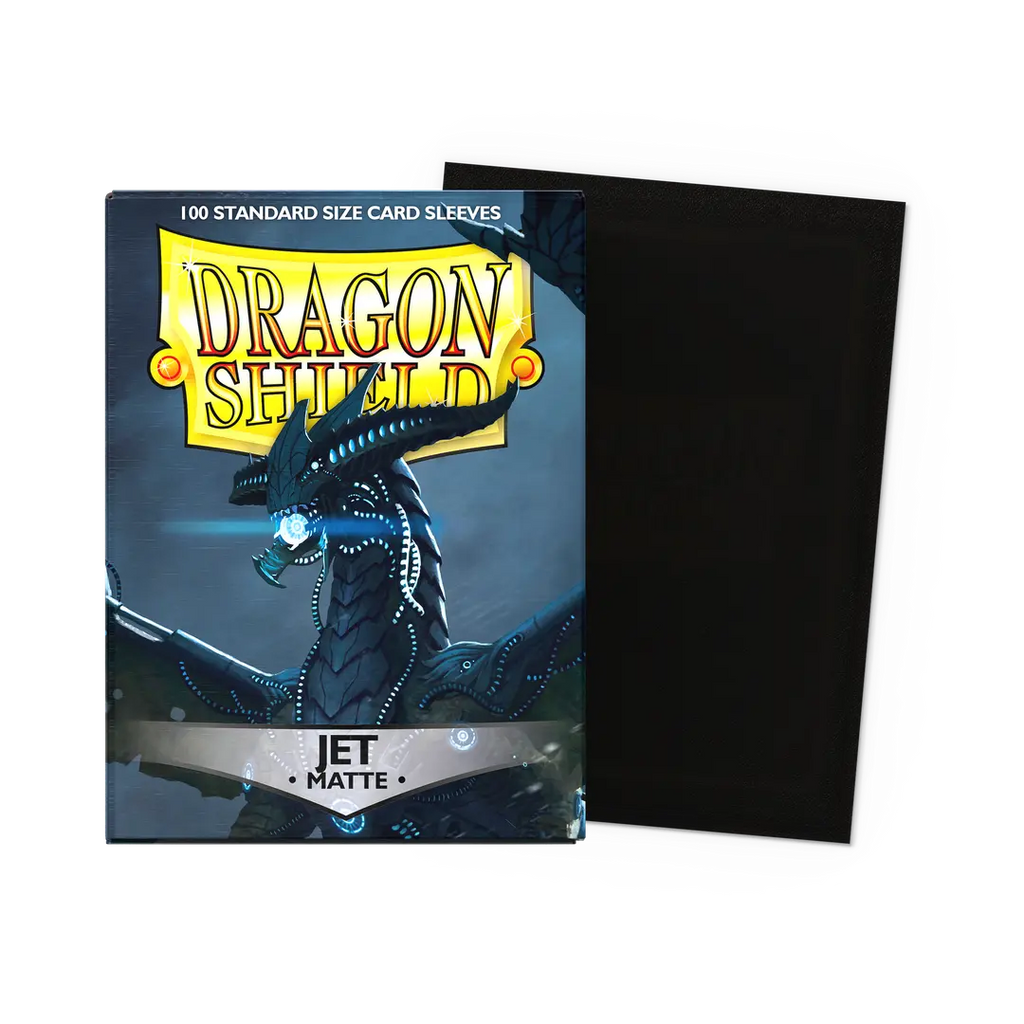 Dragon Shield: Jet - Matte Sleeves - Standard Size