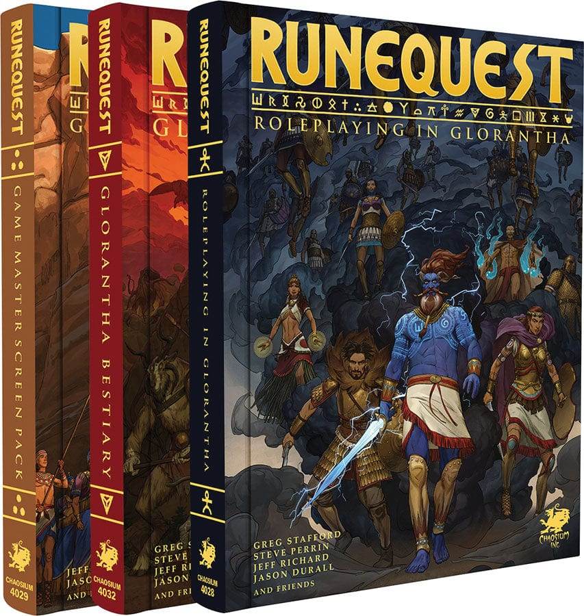 Runequest RPG: Roleplaying in Glorantha Deluxe Slipcase Set - 