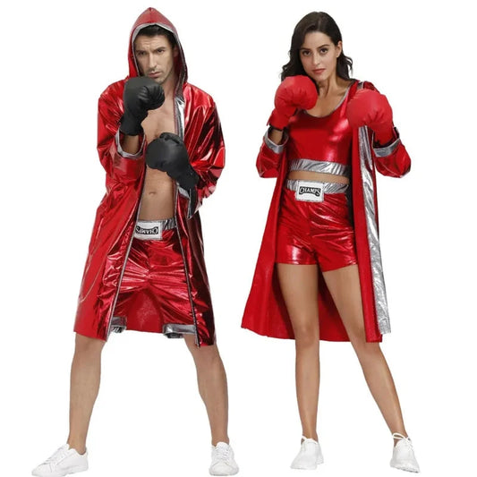 Boxing Attire Men and Women Competition Appearance Attire Combat Muay Thai Sanda Boxing Combat Robes and Capes Cosplay Costumes