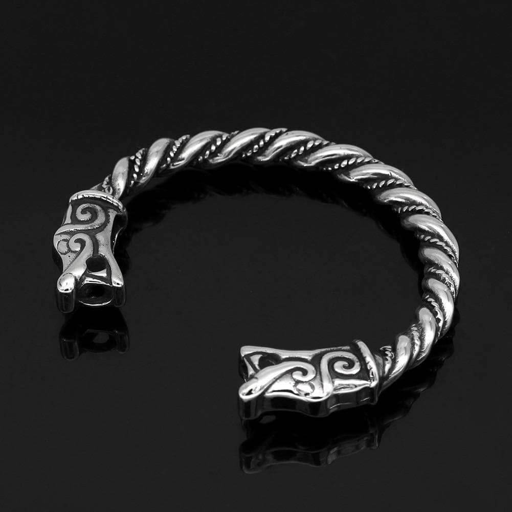 Vikings Nordic Dragon Stainless Steel Bracelet - 