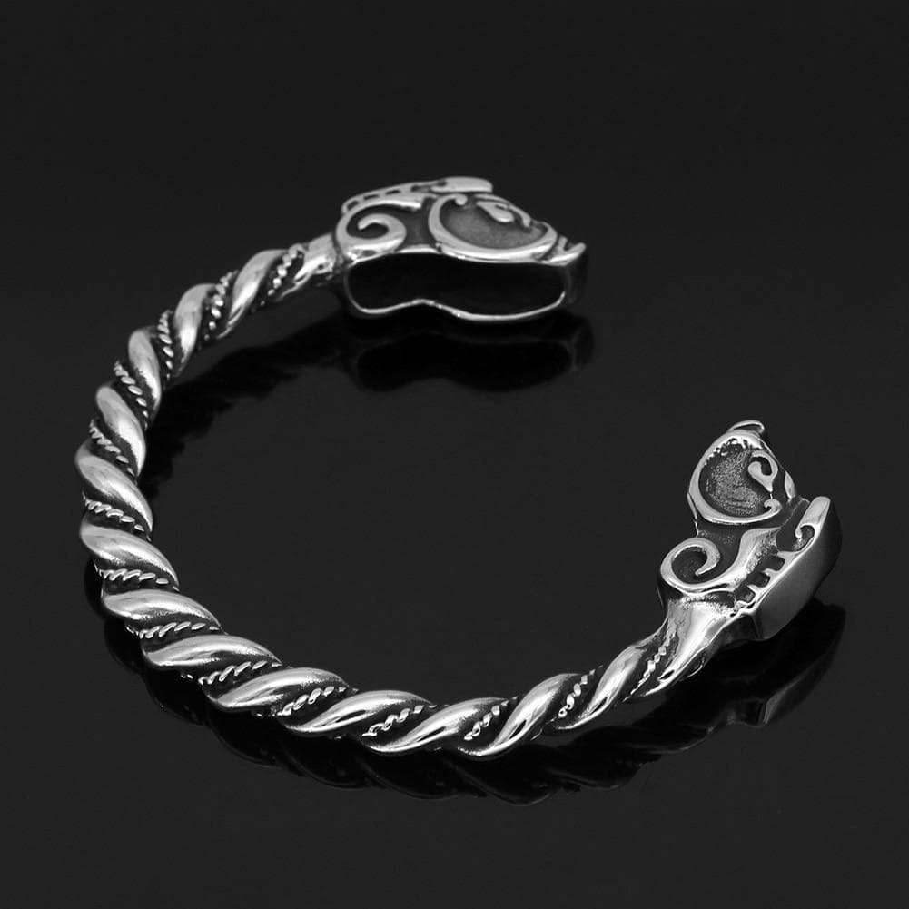 Vikings Dragons & Serpents Stainless Steel Bracelet - 