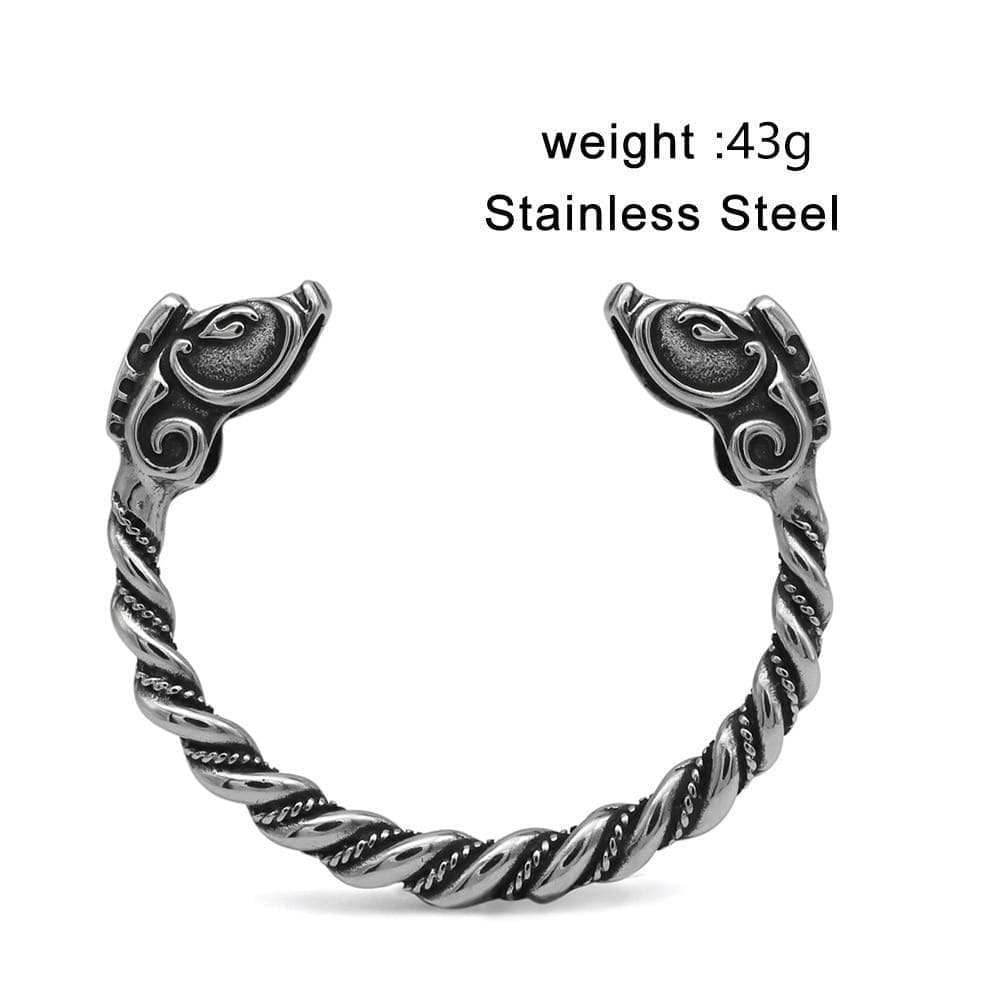Vikings Dragons & Serpents Stainless Steel Bracelet - 