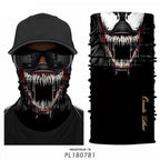 Breathable Mask Bandana Neck Gaiter Cycling Face Mask Hiking Scarves Headband Summer Balaclava Neck Gaiter Tubular Buff Bandana Scarf Headgear Bicycle Half Mask Face Cover Venom Headband Summer Men Beanie Hat Windproof Head Scarves Neck