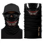 Breathable Mask Bandana Neck Gaiter Cycling Face Mask Hiking Scarves Headband Summer Balaclava Neck Gaiter Tubular Buff Bandana Scarf Headgear Bicycle Half Mask Face Cover Venom Headband Summer Men Beanie Hat Windproof Head Scarves Neck