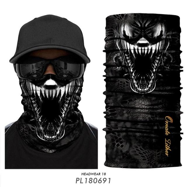 Breathable Mask Bandana Neck Gaiter Cycling Face Mask Hiking Scarves Headband Summer Balaclava Neck Gaiter Tubular Buff Bandana Scarf Headgear Bicycle Half Mask Face Cover Venom Headband Summer Men Beanie Hat Windproof Head Scarves Neck