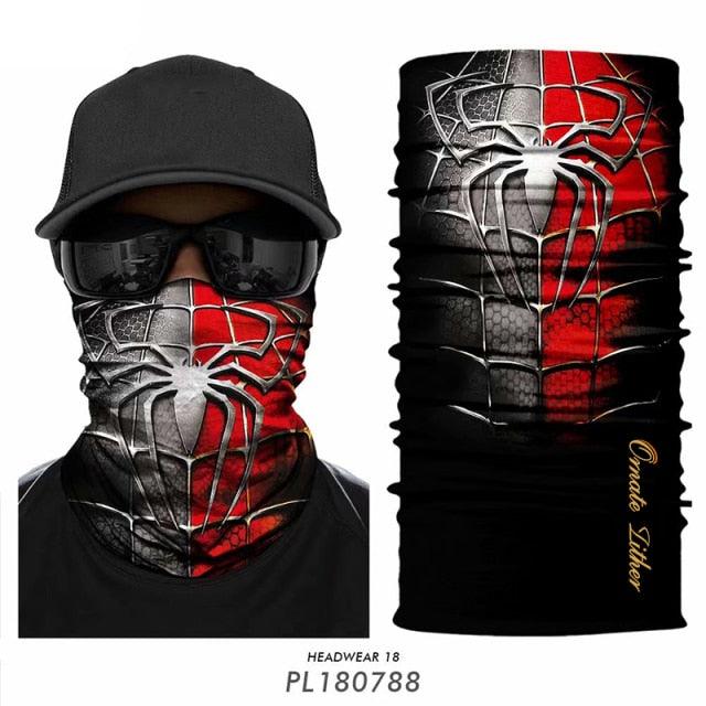 Breathable Mask Bandana Neck Gaiter Cycling Face Mask Hiking Scarves Headband Summer Balaclava Neck Gaiter Tubular Buff Bandana Scarf Headgear Bicycle Half Mask Face Cover Venom Headband Summer Men Beanie Hat Windproof Head Scarves Neck