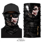 Breathable Mask Bandana Neck Gaiter Cycling Face Mask Hiking Scarves Headband Summer Balaclava Neck Gaiter Tubular Buff Bandana Scarf Headgear Bicycle Half Mask Face Cover Venom Headband Summer Men Beanie Hat Windproof Head Scarves Neck