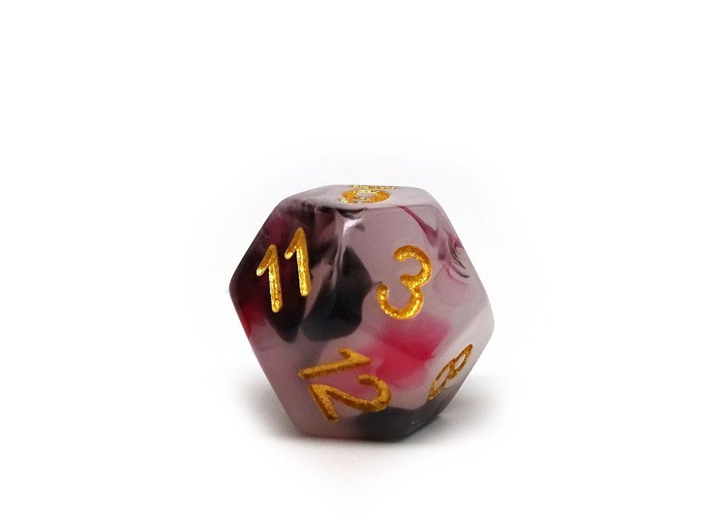 Brimstone Swirl Dice Collection - 7 Piece Set