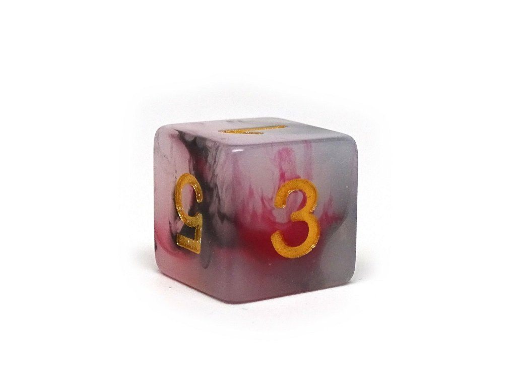 Brimstone Swirl Dice Collection - 7 Piece Set