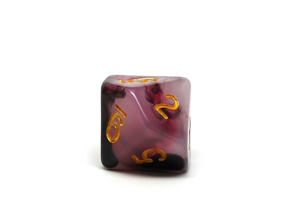 Brimstone Swirl Dice Collection - 7 Piece Set