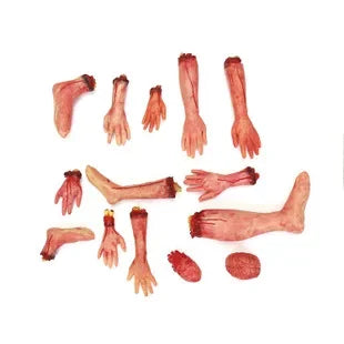 Broken Finger Hand Blood Horror Halloween Decoration Severed Bloody Limbs Hand Novelty Dead Broken Hand Gadgets