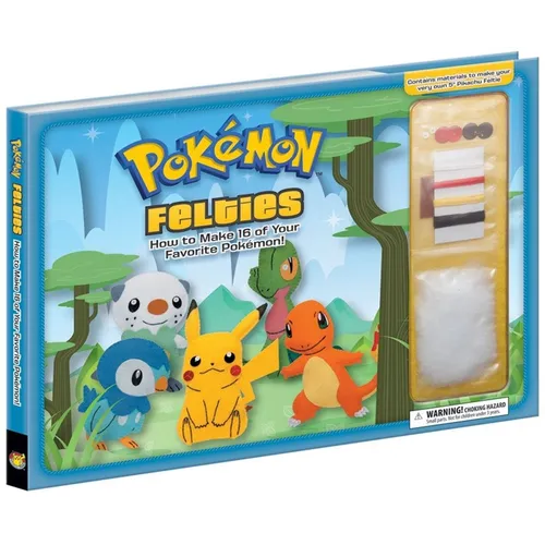 Pokemon Felties: How to Make 16 of Your Favorite Pokemon