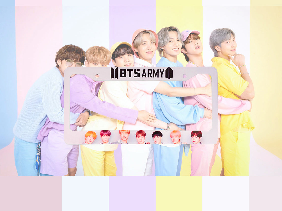 BTS Army Kpop License Plate Frame