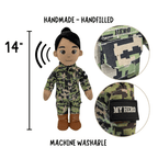 My Hero™ Daddy Doll Navy Sailor | Custom Recordable Plush