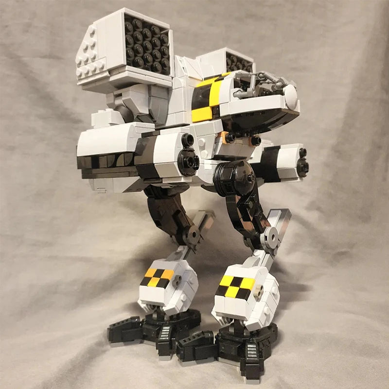 BuildMoc BattleTech Mad Cat Mecha Building Blocks Timber Wolf OmniMech Clan Ghost Bear Robot Bricks Toys Children Birthday Gifts