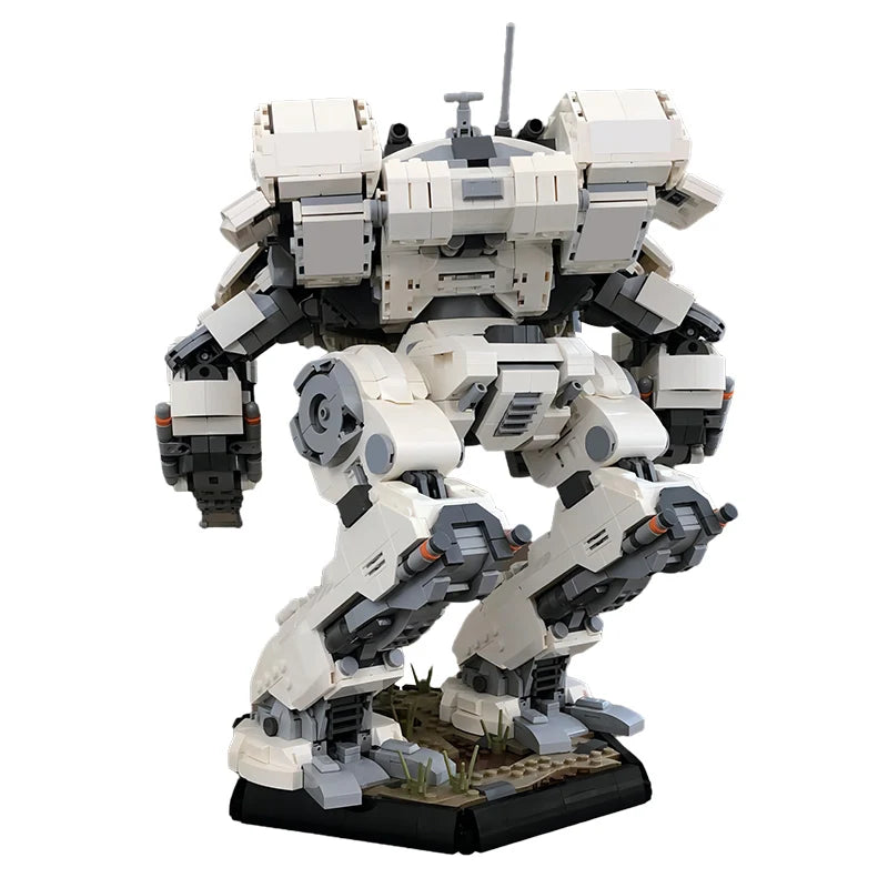 BuildMoc BattleTech Mecha King Crab Robot Building Blocks Set Catapult Warrior Brick Game Toy Children Birthday Christmas Gifts