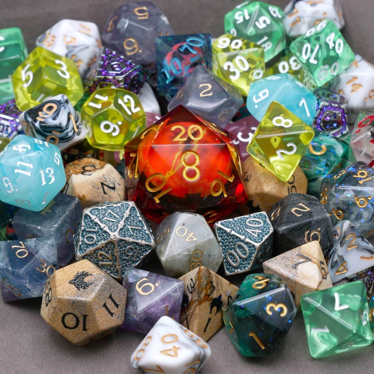 Mystery Liquid Bundle - 3 Liquid Core + 14 pc Set + 1 RPG Accessory - 