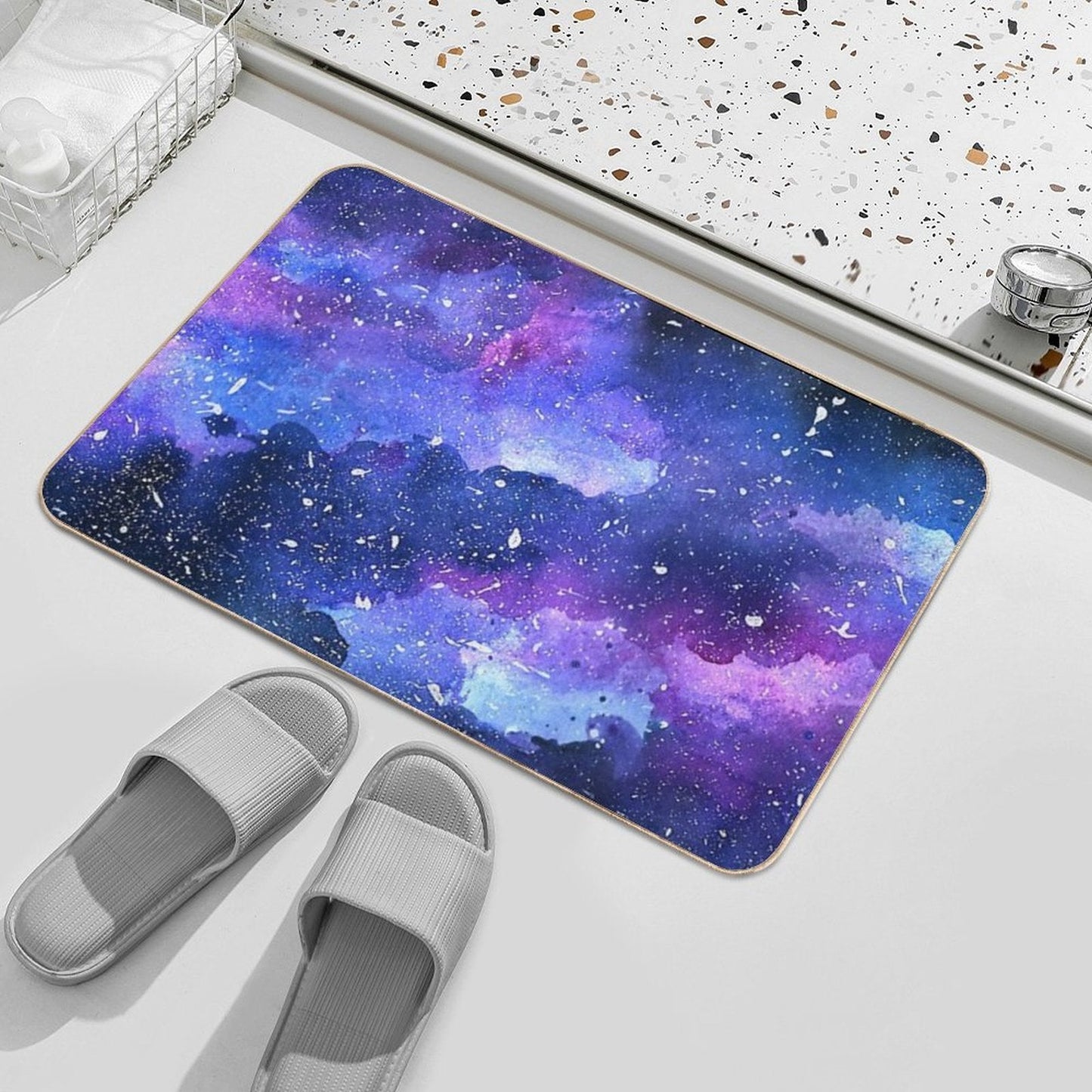 Galaxy  Dirt-Trapping Bath Mat