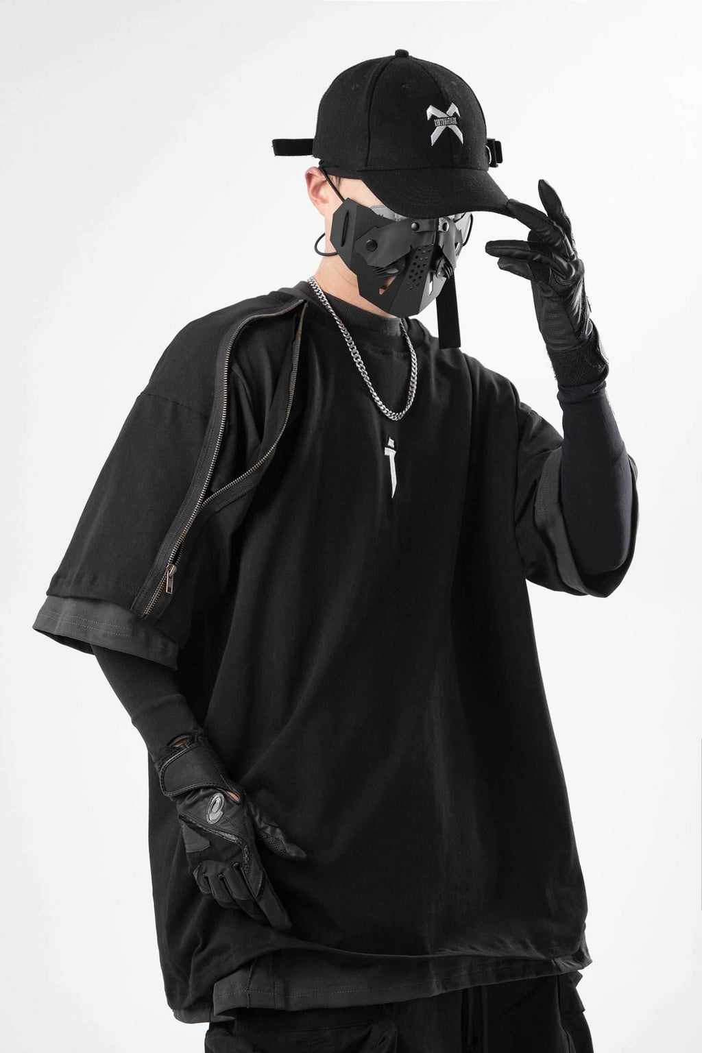 JX Neo Cyber Graphics Tee - Black / M