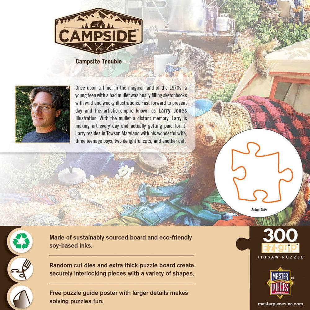 Campside - Campsite Trouble 300 Piece EZ Grip Jigsaw Puzzle