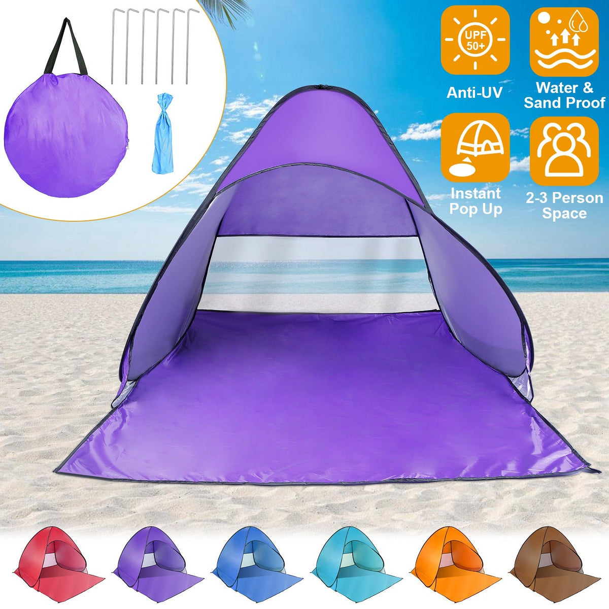 GBruno Pop Up Beach Tent