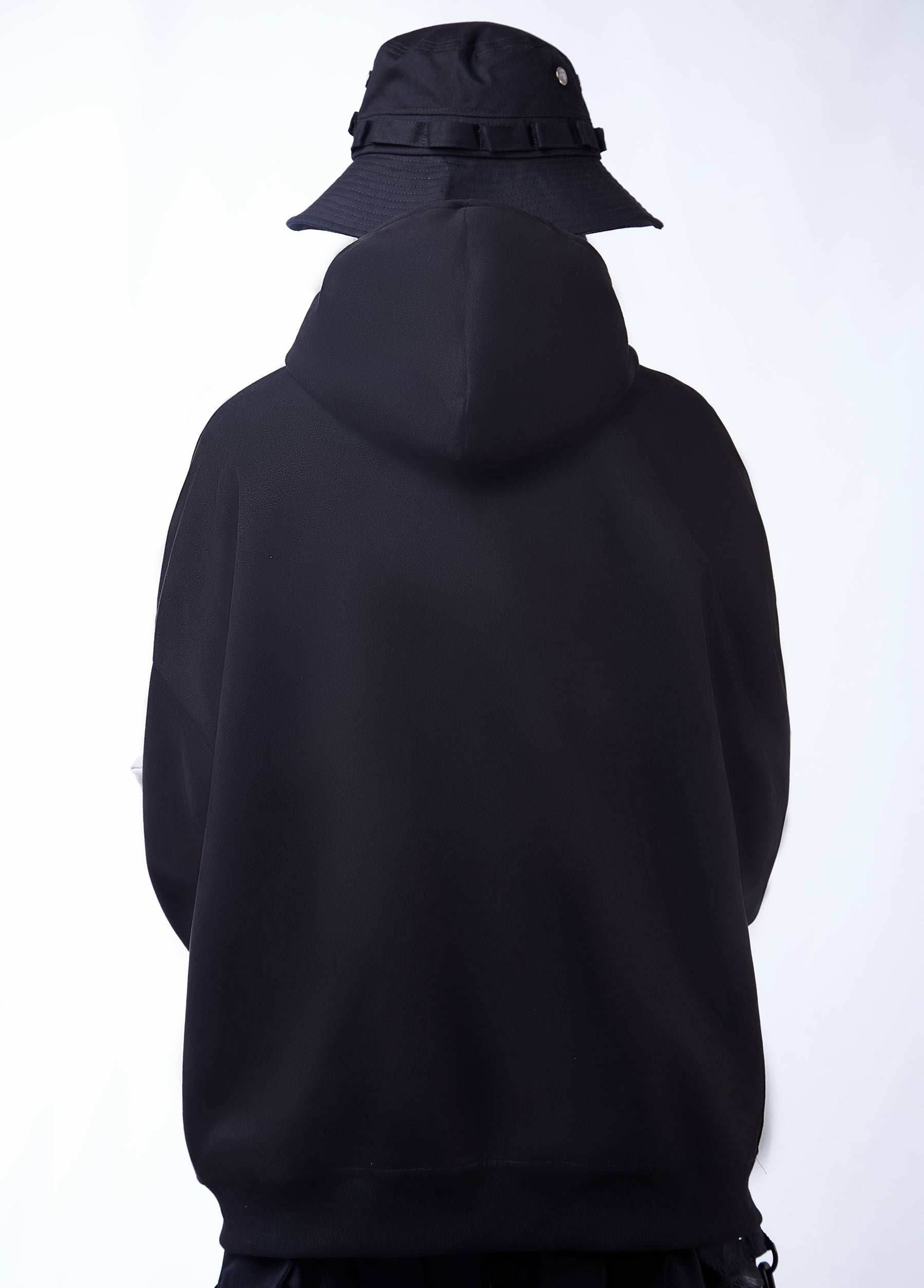 YEH1 Patchwork Functional Hoodie - Grey / S