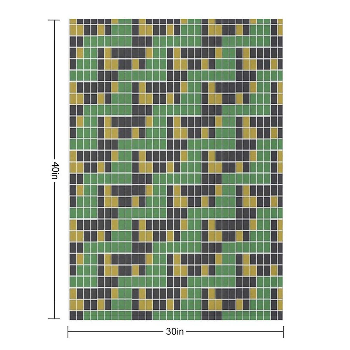 Wordle Grid Throw Blanket