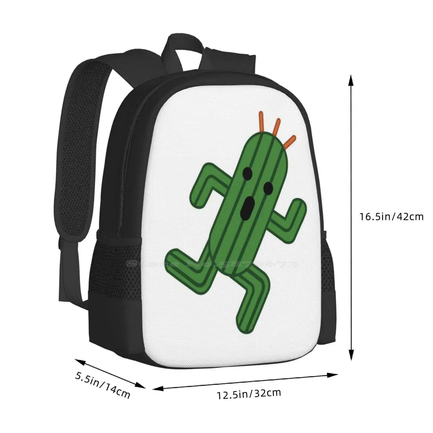 Cactuar Pattern Design Laptop Travel School Bags Ffxiv A Realm Reborn Heavensward Final Fantasy Xiv Stormblood Final Fantasy 14