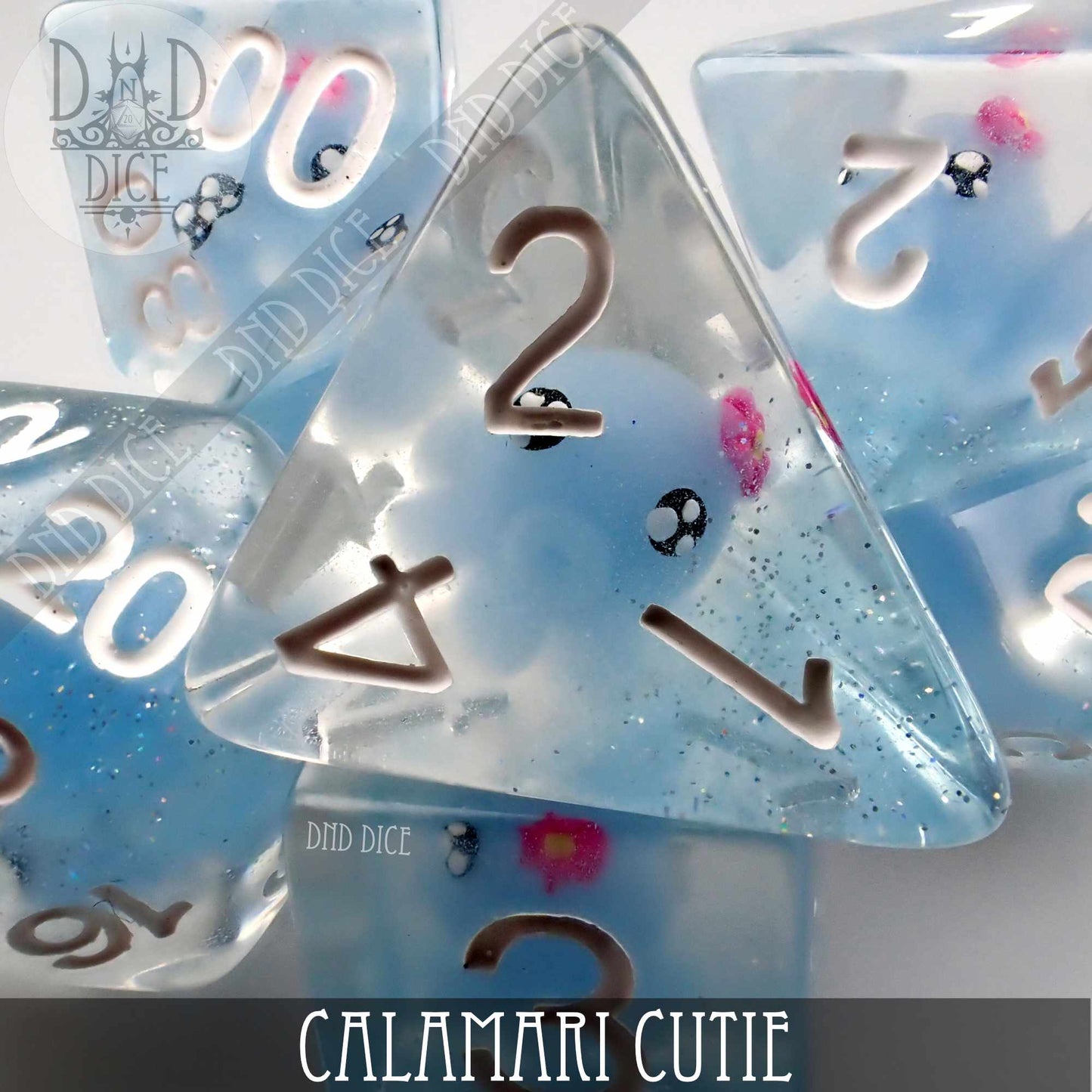 Calamari Cutie Dice Set