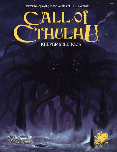 Call of Cthulhu 7th Edition Keeper Rulebook