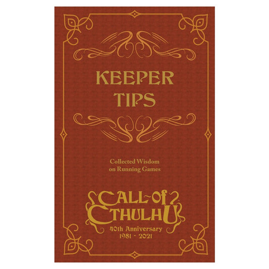 Call of Cthulhu Keeper Tips Book