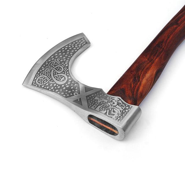 Call to Battle Carbon Steel Medieval Viking Bearded Axe