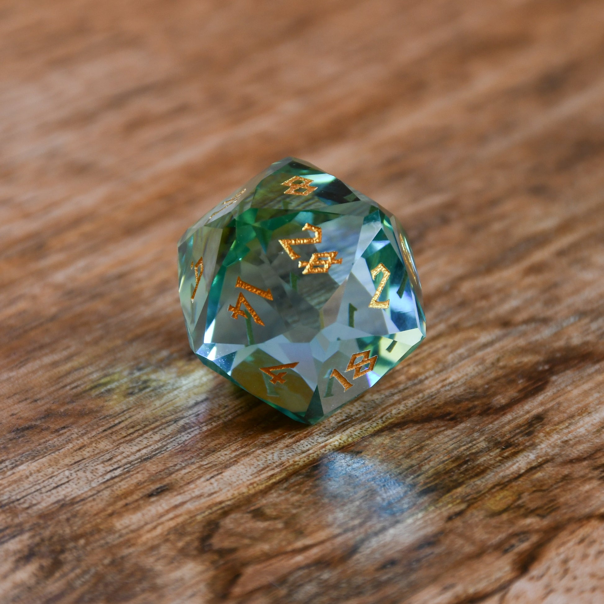 Calypso Multifaceted Glass Dice Set