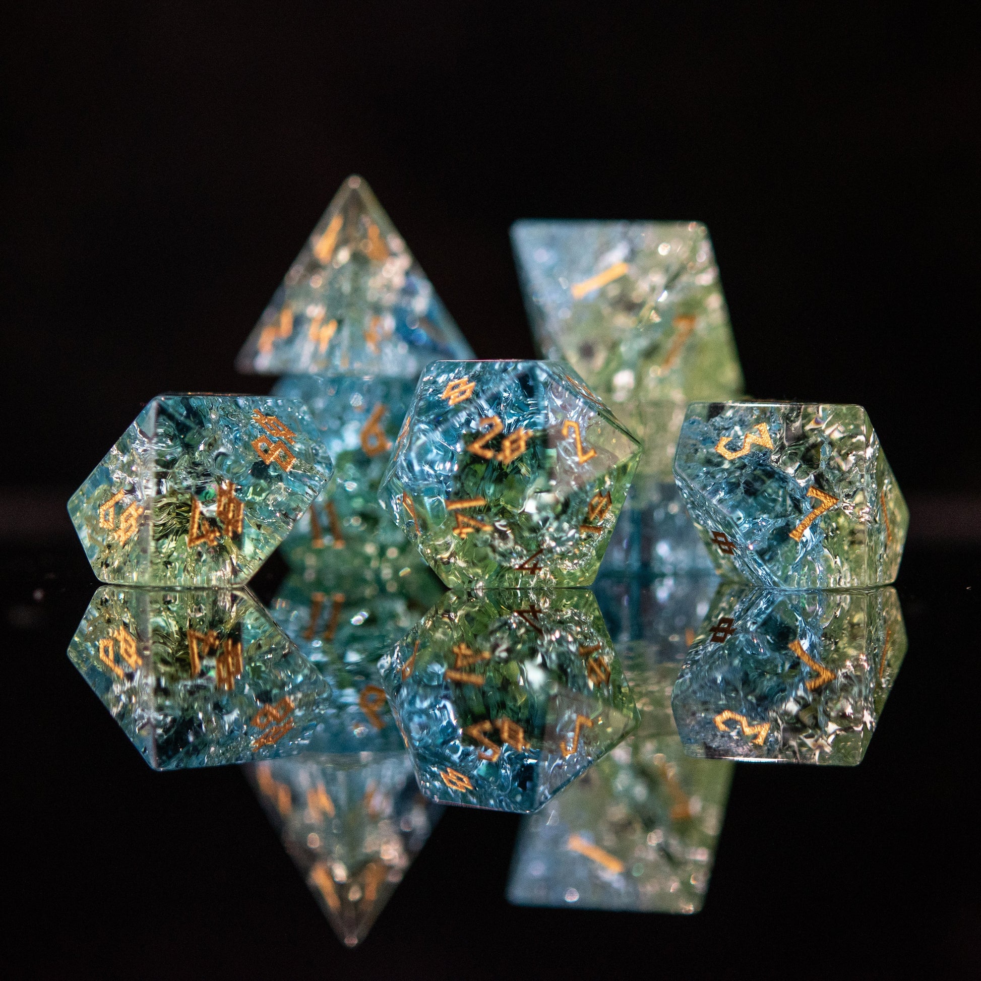 Calypso Shattered Glass Dice Set