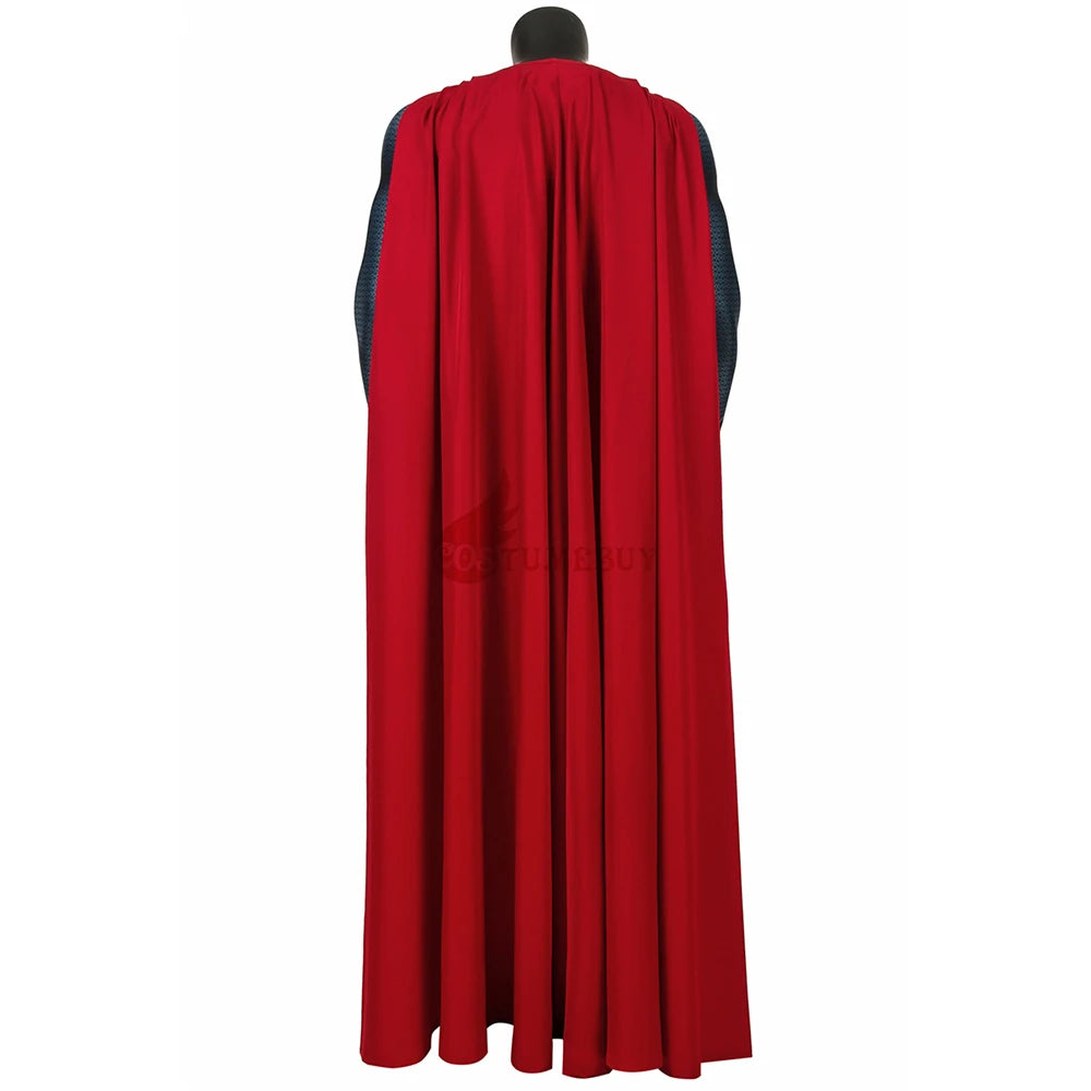 Cape only Superhero Flying Man Movie Cloak Clark Hero Cosplay Kent Red Cloak,Halloween Costume Accessories Unisex Cape Outfit