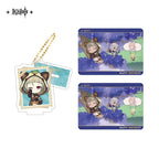 Capturing the Good Times Series Stand Keychain& Collection Card Genshin Impact