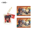 Capturing the Good Times Series Stand Keychain& Collection Card Genshin Impact