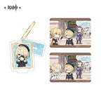 Capturing the Good Times Series Stand Keychain& Collection Card Genshin Impact