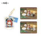 Capturing the Good Times Series Stand Keychain& Collection Card Genshin Impact