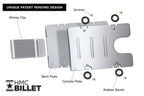 Carbon Fiber Pattern with Punisher - Billetvault Aluminum Wallet