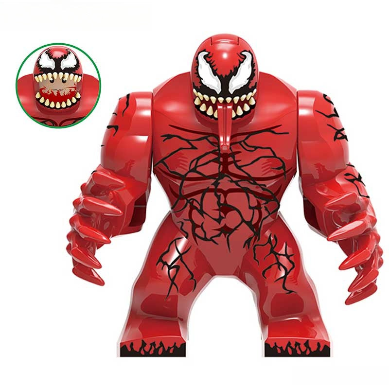 Carnage from Spider-Man Venom Big Figure Lego Minifigures Custom Toys 1