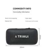 Protective Carrying Case for Trimui Smart Pro and Nintendo 3DS | Hard Shell Storage Bag with Tempered Glass Screen Protector