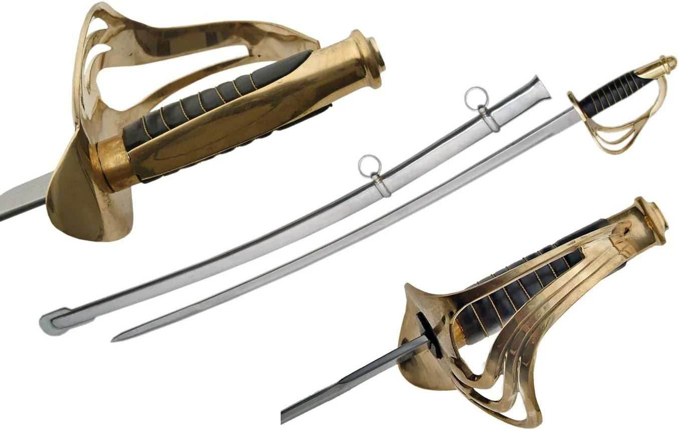1860 Cavalry Sword With Scabbard - 